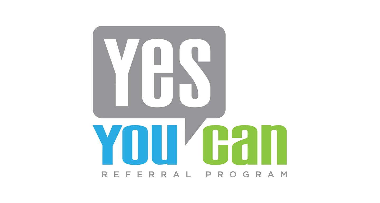 We developed the materials for the re-branding of the Qwest Communications employee referral program known as “Yes You Can”. A new name, new logo, and a bold new look is the key to energizing existing employees about the enhanced program for 2009 and beyond.